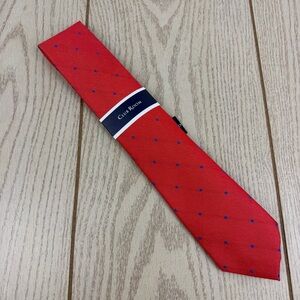 685 Club Room Men's Tie Gould Dot 600 Red $55 Polyester